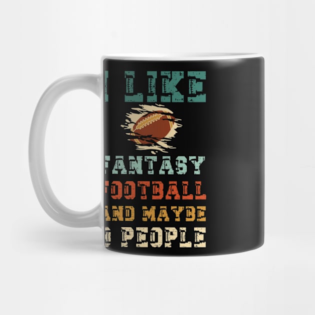 I like fantasy football and maybe 3 people by Myartstor 